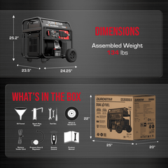 DuroStar DS8000iX 8,000W Dual-Fuel Inverter Generator - AllProGenerators