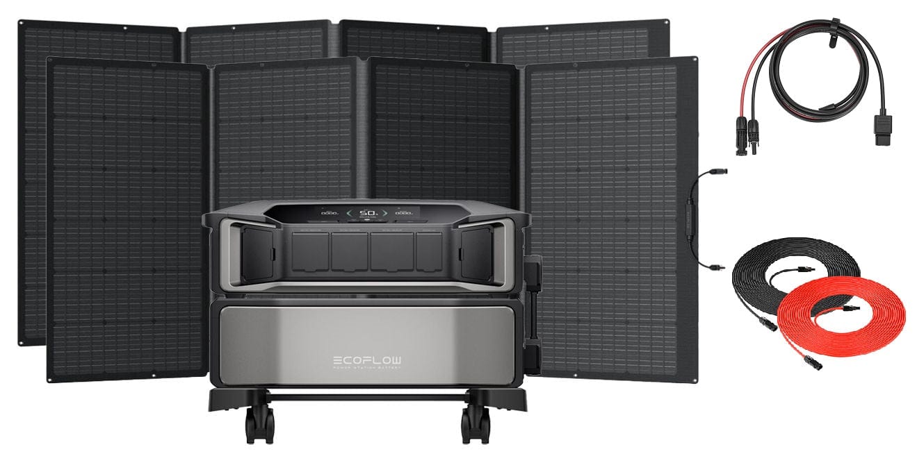 Delta Solar Panel Ecoflow Delta Pro Ultra + 400W Solar Panel – AllProGenerators