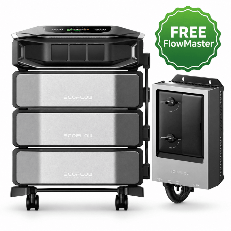 EcoFlow DELTA Pro Ultra X 18.4kWh + Free FlowMaster Generator Rectifier - AllProGenerators
