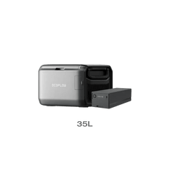 EcoFlow GLACIER Classic 35L Portable Electric Cooler | Optional Add-On Battery - AllProGenerators
