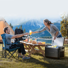 EcoFlow GLACIER Classic 35L Portable Electric Cooler | Optional Add-On Battery - AllProGenerators