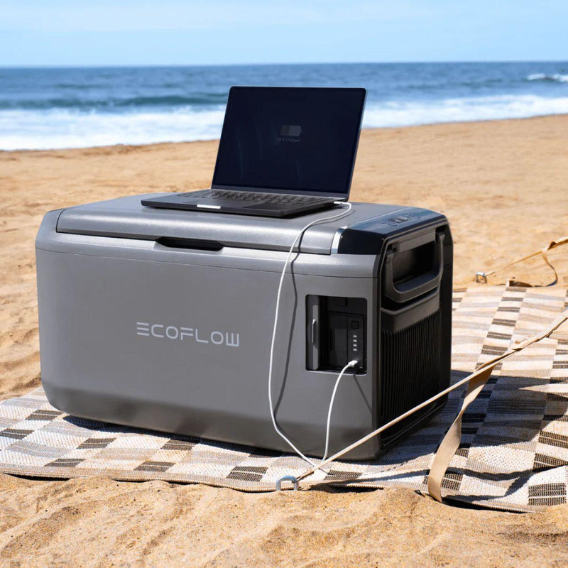 EcoFlow GLACIER Classic 35L Portable Electric Cooler | Optional Add-On Battery - AllProGenerators