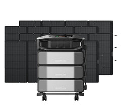 EcoFlow DELTA Pro Ultra X 18.4kWh + Four 400W Solar Panels - AllProGenerators
