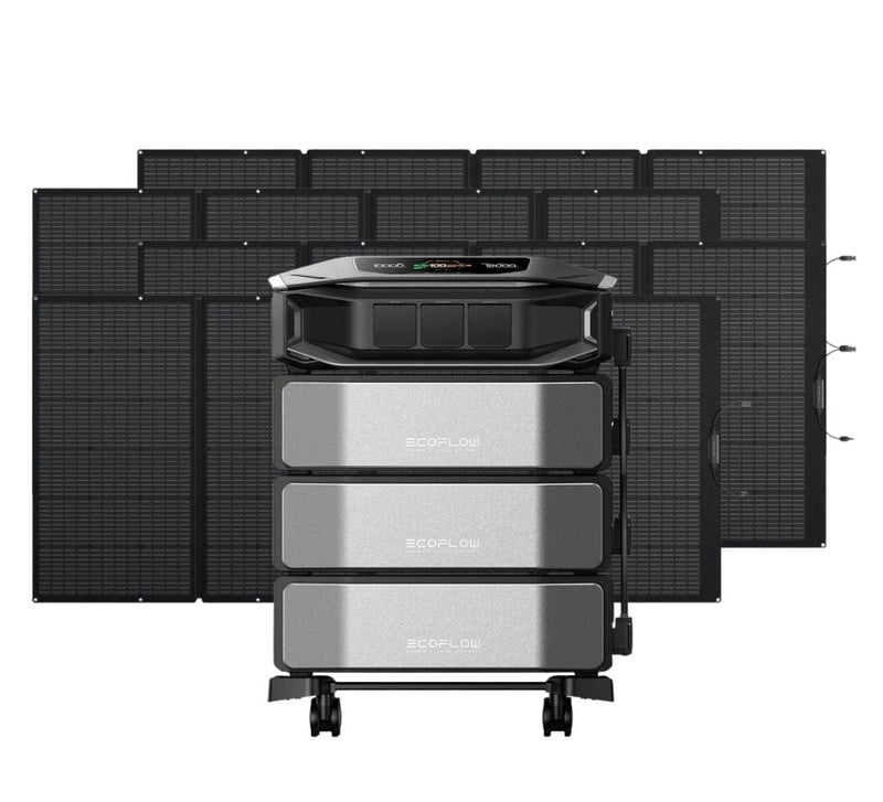 EcoFlow DELTA Pro Ultra X 18kWh bundle with four 400W panels