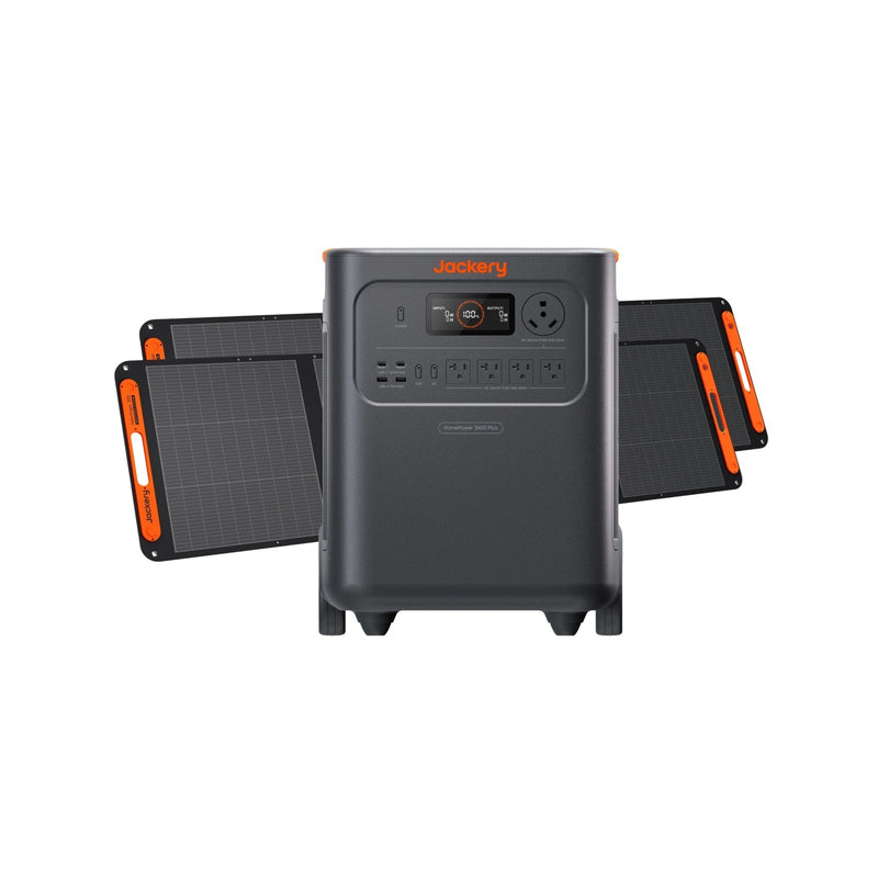 Jackery HomePower 3600 Plus + 2 SolarSaga 200W Panels - AllProGenerators
