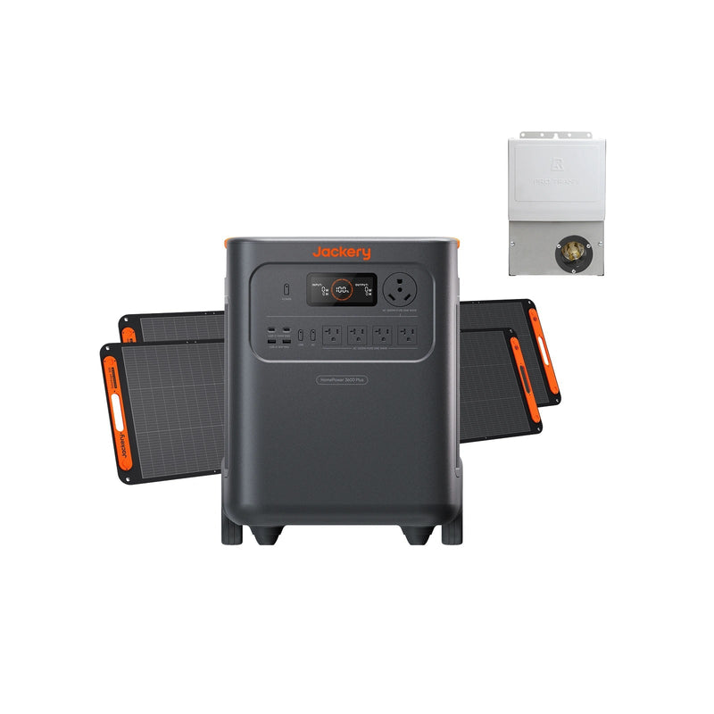 Jackery HomePower 3600 Plus + 2 SolarSaga 200W Panels - AllProGenerators