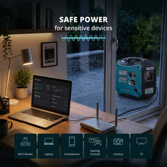 Könner & Söhnen 2000W Dual Fuel Inverter Generator | KS 2000iHS CO