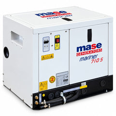 MASE Mariner 710 S 7.1 kW marine diesel generator on white background