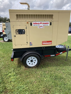 MasPower 22.5kW Mobile Yanmar Diesel Generator | MP22D-S - AllProGenerators