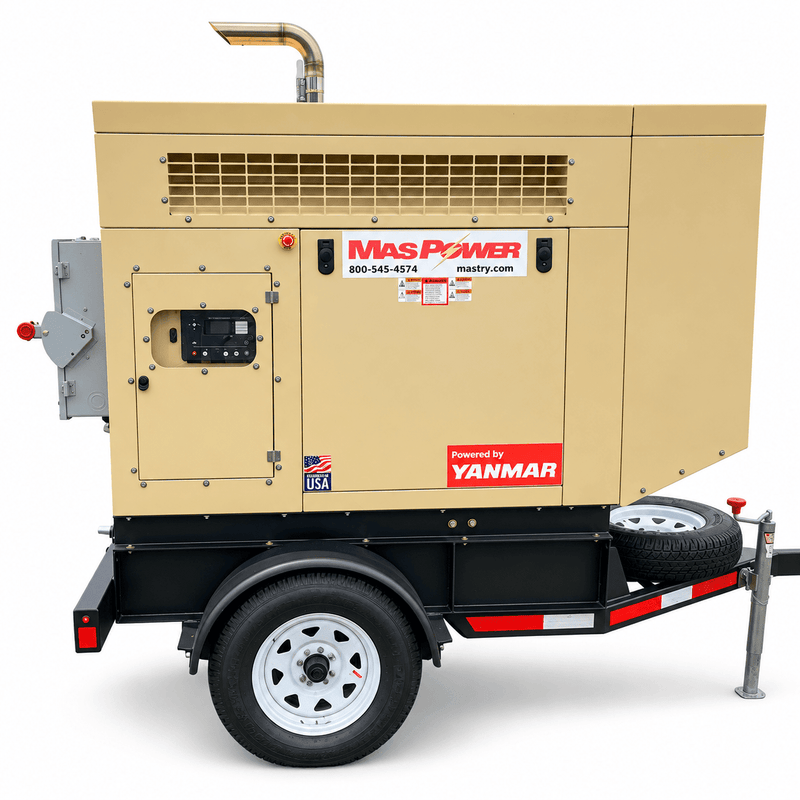 MasPower 22.5kW Mobile Yanmar Diesel Generator | MP22D-S - AllProGenerators