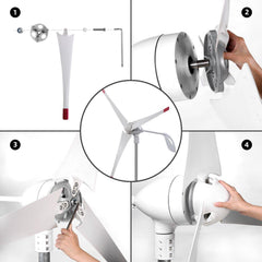 Nature’s Generator Powerhouse Gen 2 Solar and Wind Generator