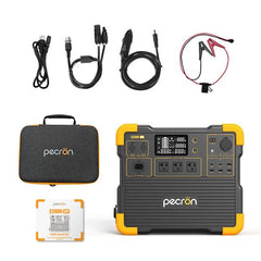 PECRON E2400LFP Portable Power Station | 2400W 2048Wh - AllProGenerators
