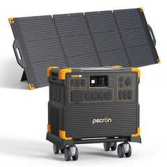 PECRON E3800LFP Solar Generator Kit with 300W PV300 Panel - AllProGenerators