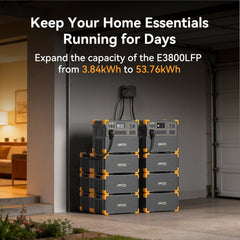 PECRON EP3800-48V 3840Wh Expansion Battery for E3800LFP - AllProGenerators