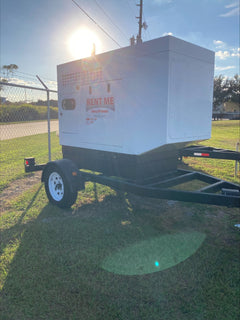 USED Yanmar 25KW Diesel Generator on Trailer - AllProGenerators