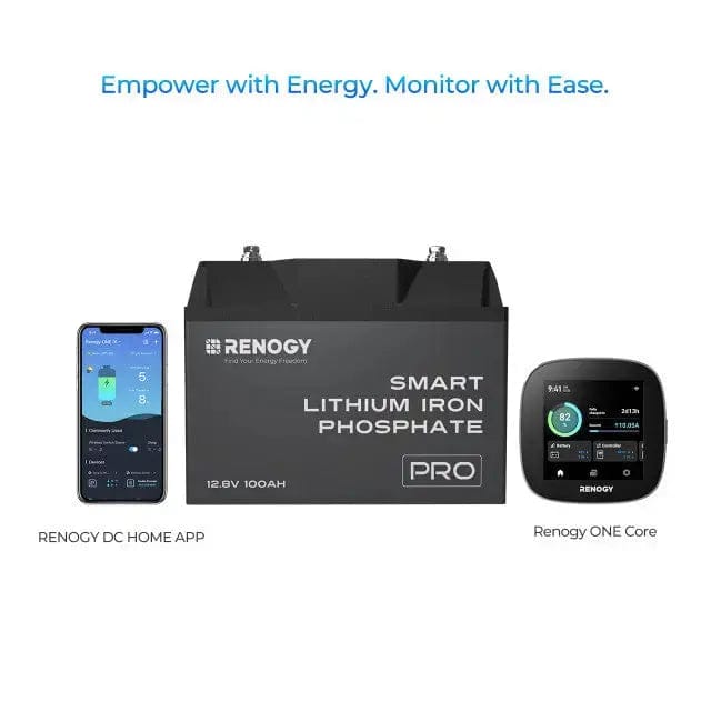 Renogy PRO 12V 100Ah Smart LiFePO4 Battery with Bluetooth & Self-Heating - AllProGenerators