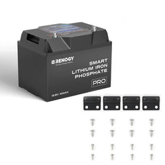Renogy PRO 12V 100Ah Smart LiFePO4 Battery with Bluetooth & Self-Heating - AllProGenerators