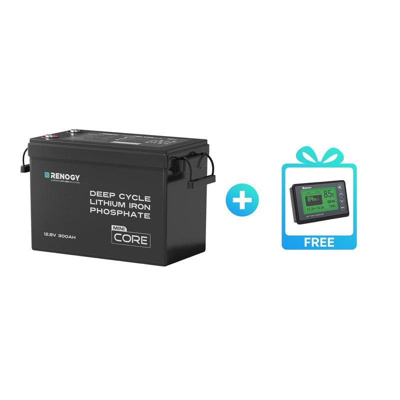 Renogy CORE Mini 12.8V 300Ah LiFePO4 Battery with Low-Temperature Protection - AllProGenerators