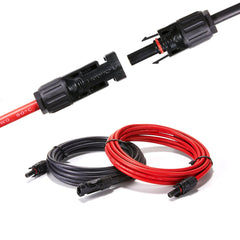 Rich Solar 10ft 10 AWG Solar Extension Cable Pair - AllProGenerators