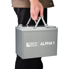Rich Solar ALPHA 1 12V 100Ah LiFePO4 Battery - AllProGenerators