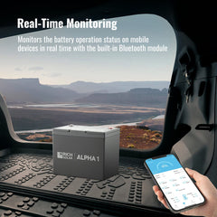 Rich Solar ALPHA 1 12V 100Ah LiFePO4 Battery - AllProGenerators