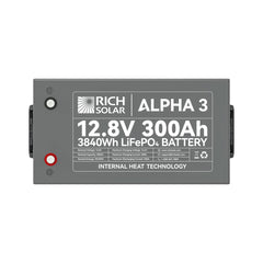 Rich Solar ALPHA 3 12V 300Ah LiFePO4 Battery - AllProGenerators