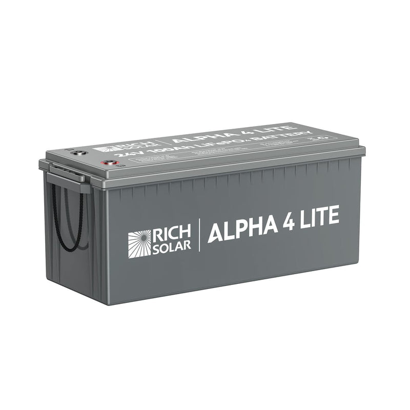 Rich Solar ALPHA 4 LITE 24V 100Ah LiFePO4 Battery - AllProGenerators