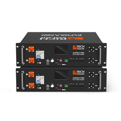 Rich Solar RS-CBK2500 two alpha 5 pro batteries