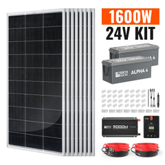 Rich Solar RS-CK1600 kit components overview