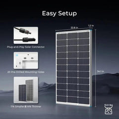 Renogy 400W 12V Complete Solar Kit with Two 100Ah Self-Heating Lithium Batteries - AllProGenerators