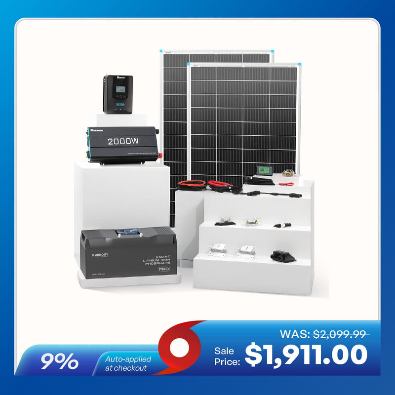Renogy RV Solution 2.56kWh Complete 400W Solar Kit - AllProGenerators