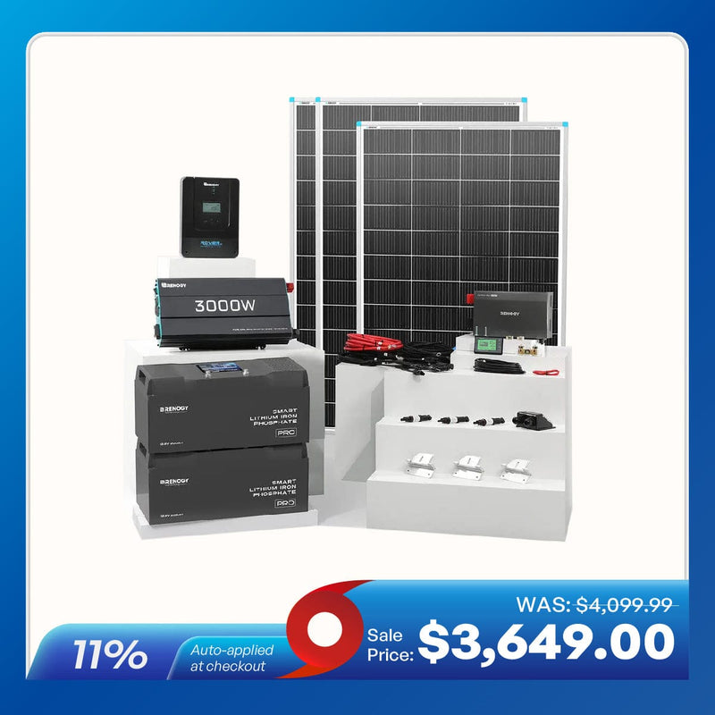 Renogy RV Solution 5.12kWh Complete 600W Solar Kit - AllProGenerators
