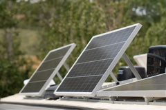 Solar Panel Mounting Tilt System - Point Zero Energy