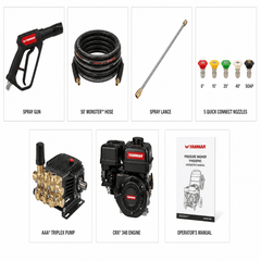 Yanmar YP4035PWC Pressure Washer 4000 PSI 3.5 GPM - AllProGenerators
