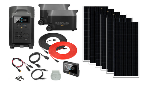 Image of EcoFlow DELTA Pro 10.8KWH System With 800 to 1600 Watts of Solar