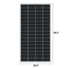 Ecoflow Delta PRO X2 Complete Solar Kit  7,200W 120/240V Output 7,200wH - 8 x 150W 12V Mono Solar Panels