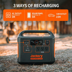 Jackery Explorer 1500wh Portable Power Station With 100 Watt Solar Panel