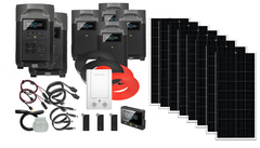 Ecoflow Delta Pro X2 - 21,600 Watt-Hour with 2,680 Watts of Solar Complete Solar Generator