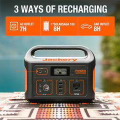 Jackery Solar Generator 550 with 1 Solar Panel 100W 550-Watt Hour Portable Solar Generator