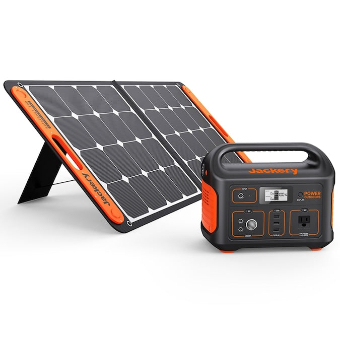 Jackery Solar Generator 550 with 1 Solar Panel 100W 550-Watt Hour Portable Solar Generator