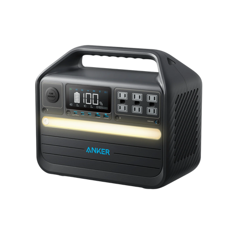 Image of Anker Solar Generator 555 with Solar Panels
