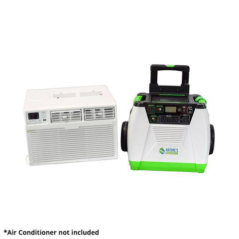 Image of Nature's Generator Complete Solar Generator System for Wall Air Conditioners