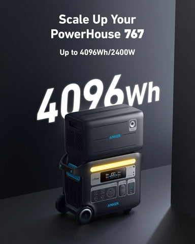Image of Anker PowerHouse 767 with Expansion Battery (2400W | 4096Wh)