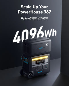 Anker PowerHouse 767 with Expansion Battery (2400W | 4096Wh)