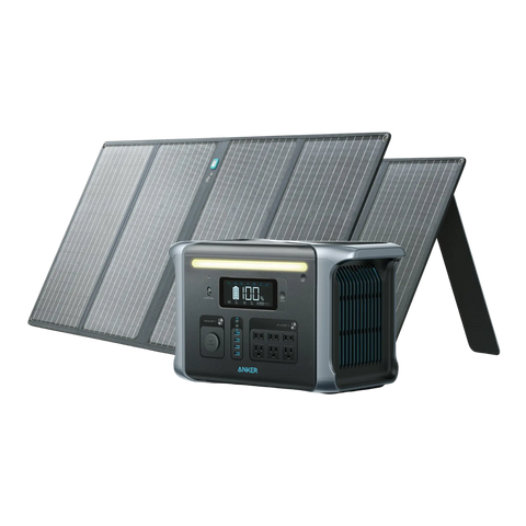 Anker Solar Generator 757 (PowerHouse 1229Wh with 1 to 3 100W Solar Panels )