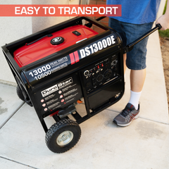 DuroStar DS13000E 13,000-Watt 500cc Portable Gas  Generator