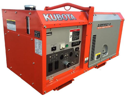 Image of Kubota GL7000 7000 Watt Lowboy II Series Industrial Diesel Generator