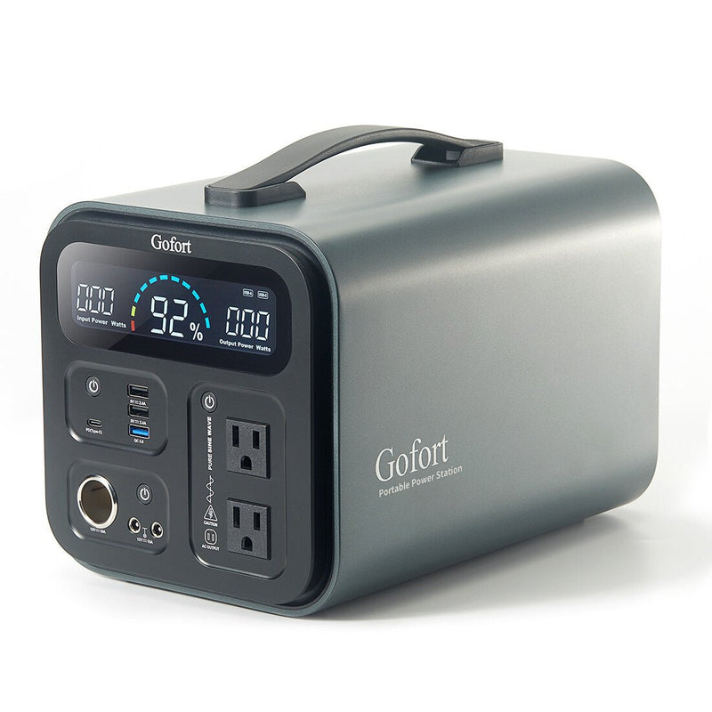 GOFORT Portable Power Station, 1100Wh Solar Generator With 1200W (Peak 2000W) - AllProGenerators