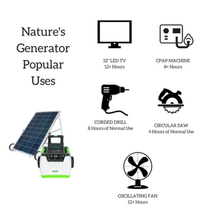 Nature's Generator Gold System - Full Solar Power System Generator