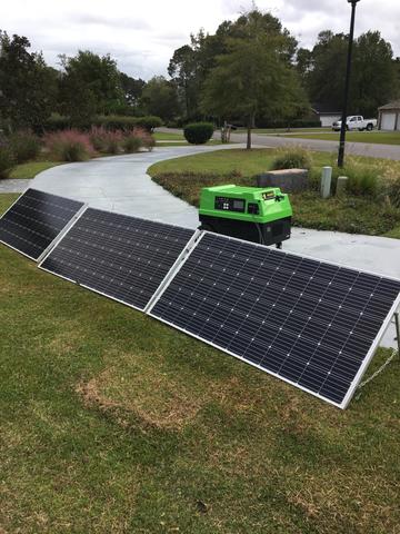 Image of Solar Panels (SET OF 3) with legs (Clean Green Solar Machine Not included)